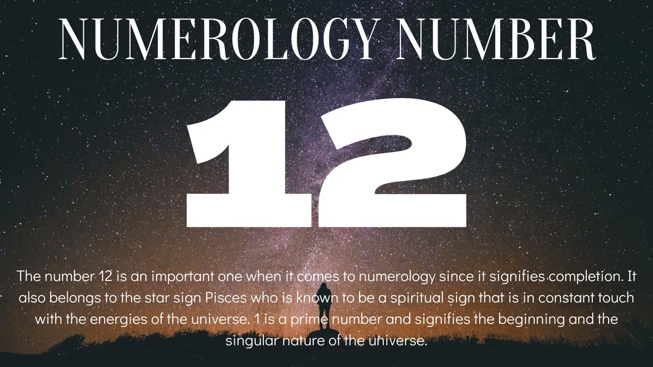 12 Numerología Significado