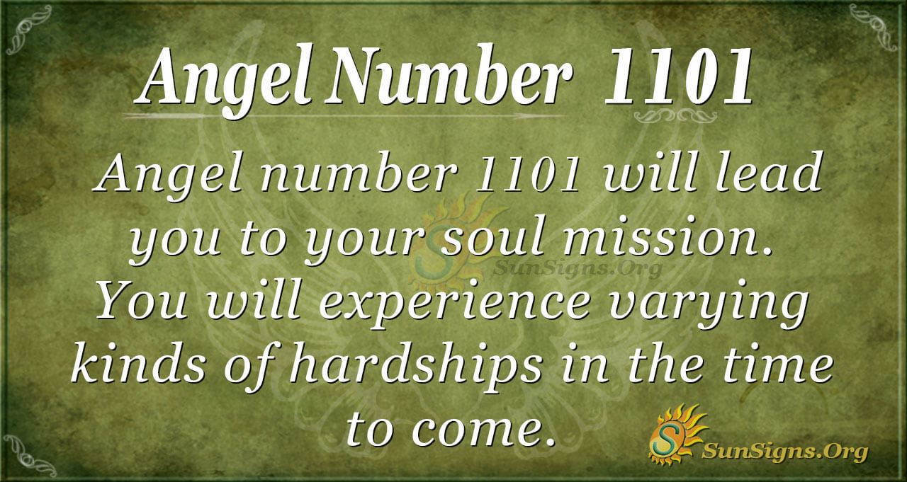 معنی فرشته شماره 1101