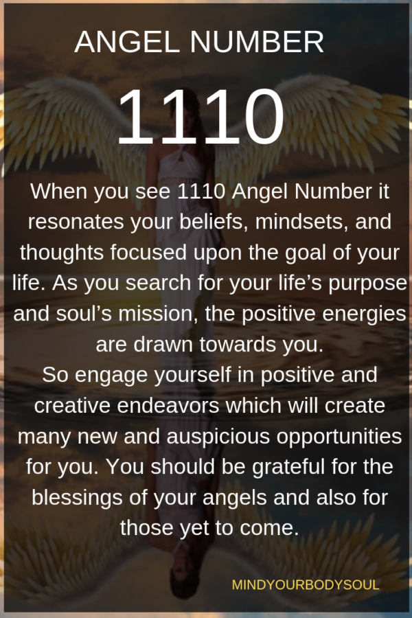 Značenje broja anđela 1110