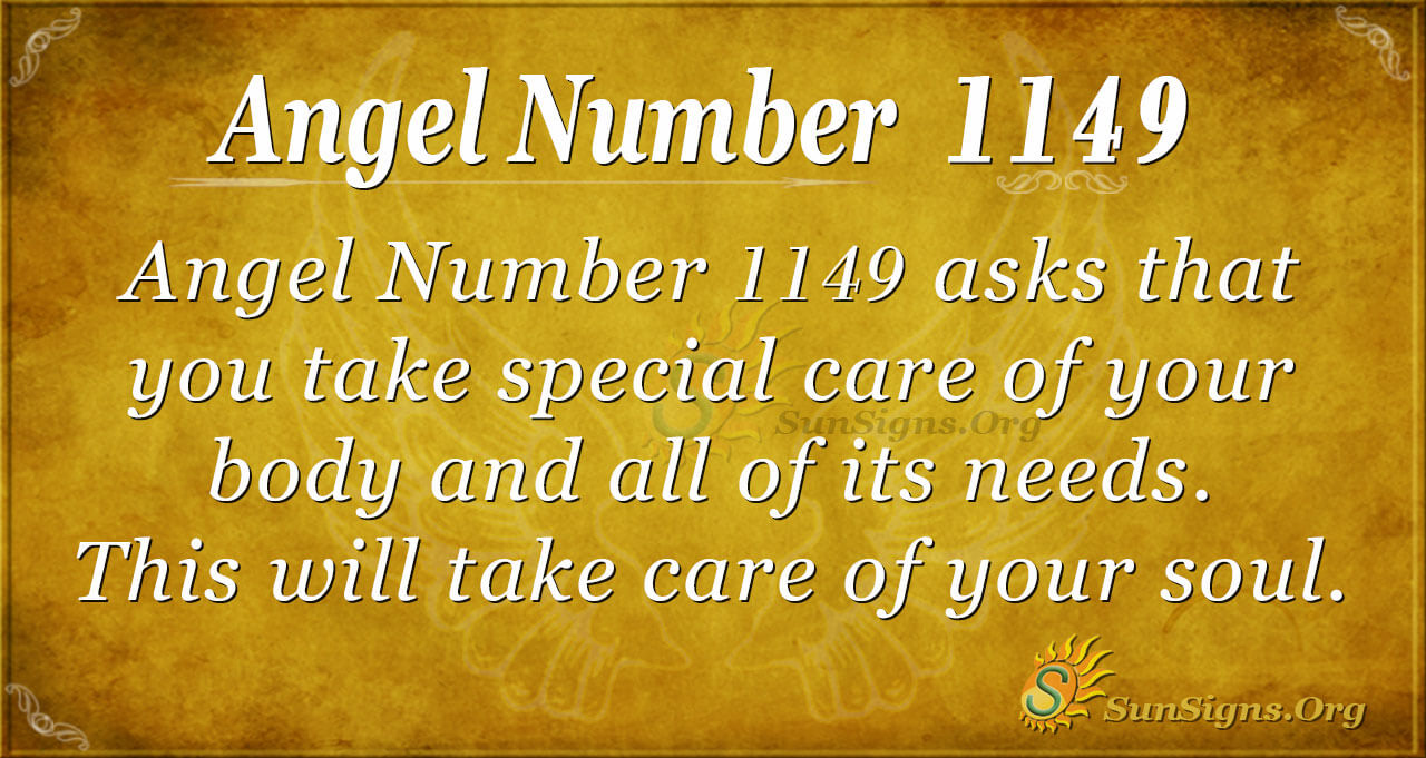 الملاك رقم 1149 المعنى