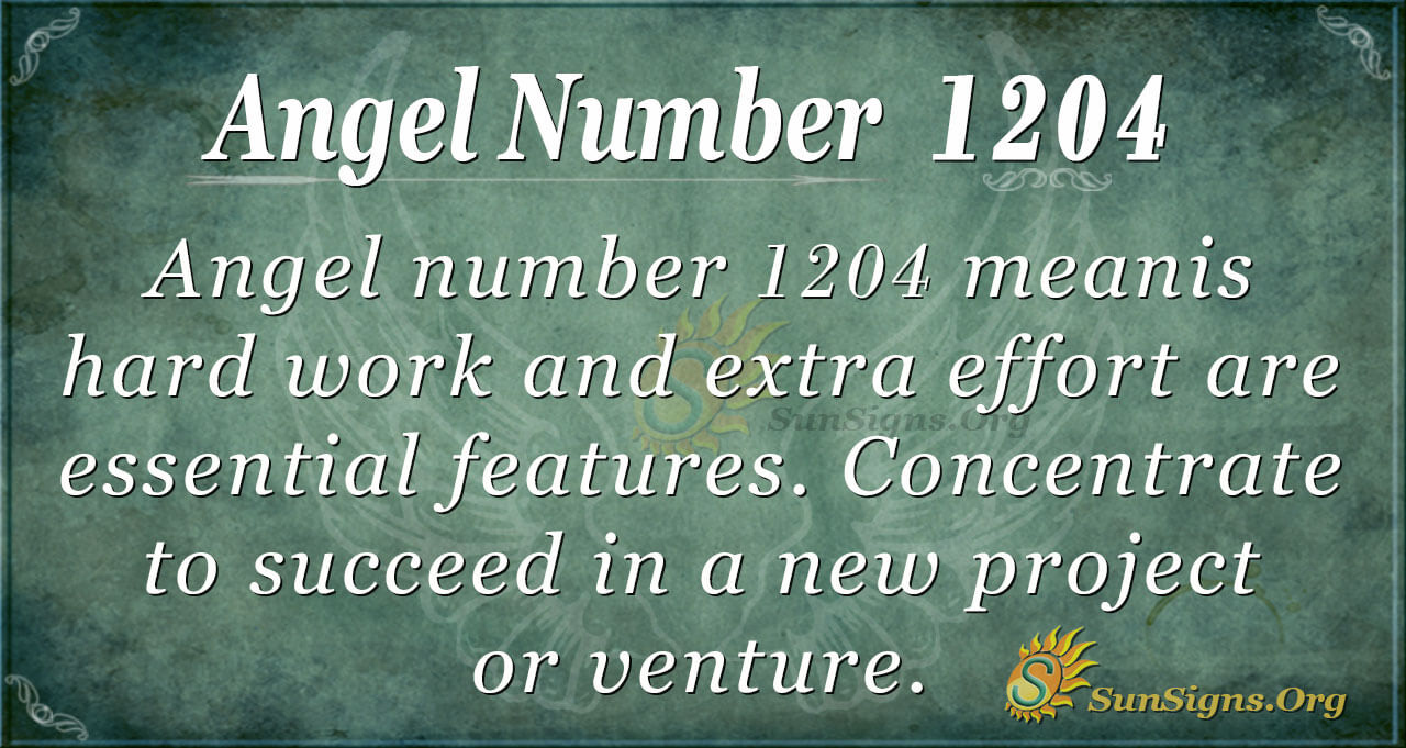 Angelo skaičiaus 1204 reikšmė