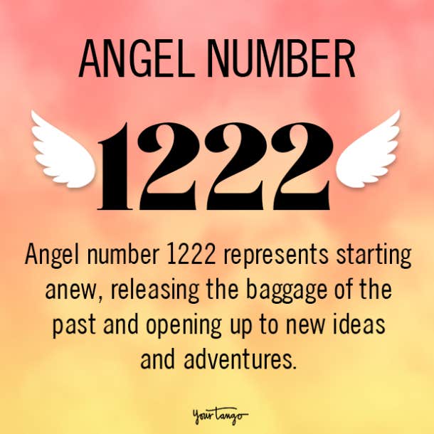 Ángel número 1222