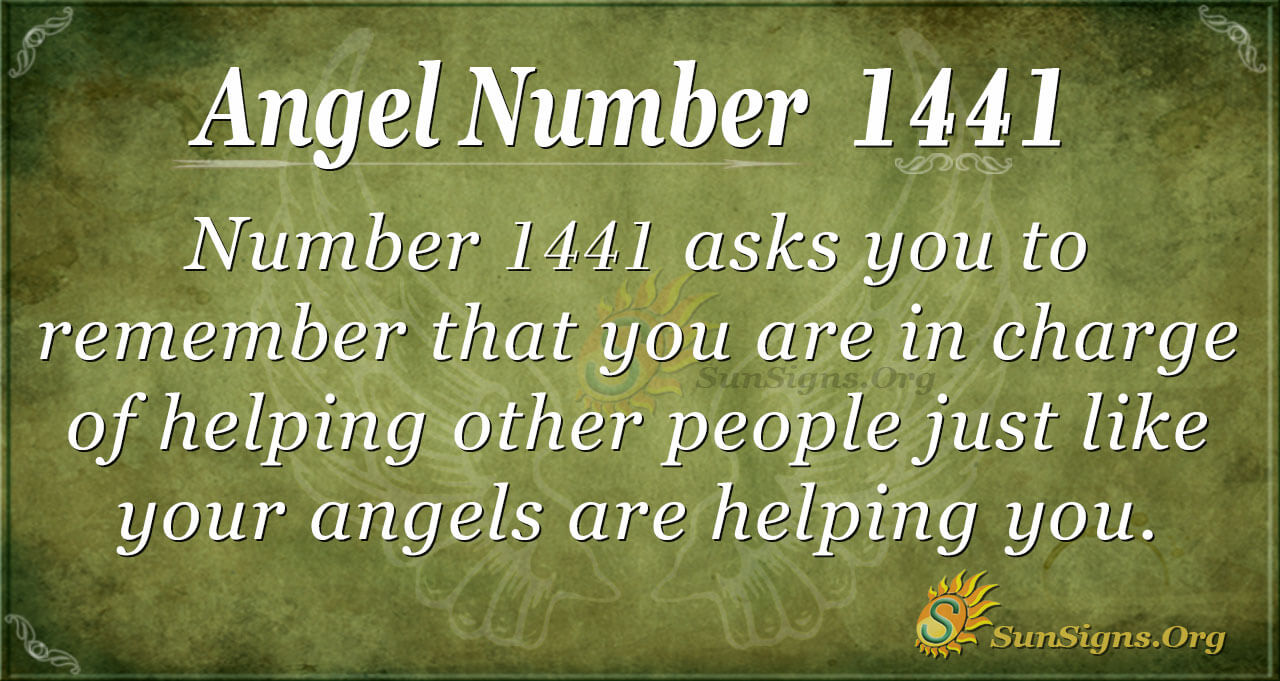 Angel Number 1441 Meaning