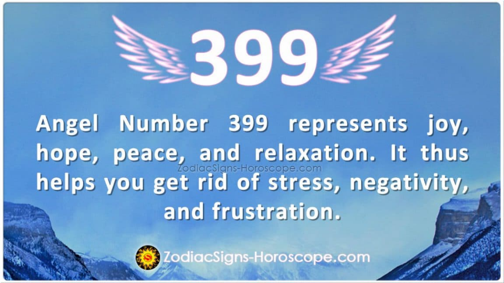 Numéro d'ange 399 Signification