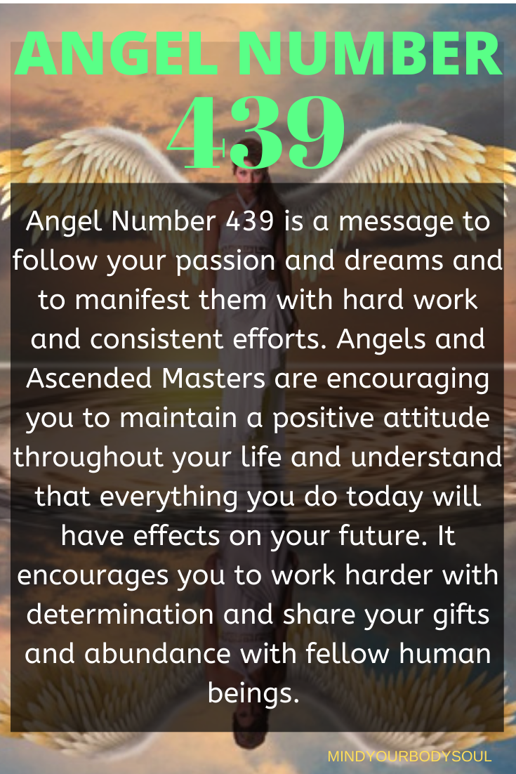 Îngerul Numărul 439 Înțeles