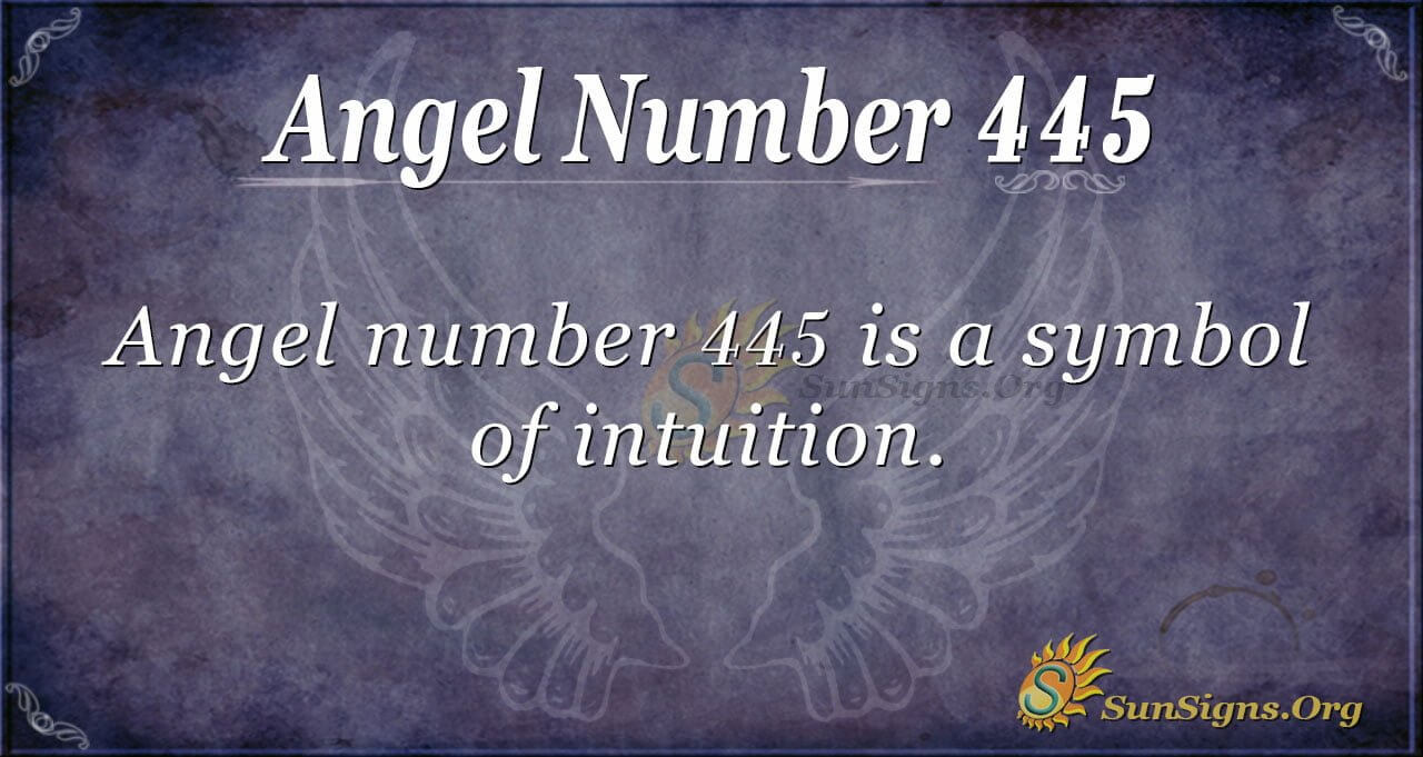 天使号码445的含义