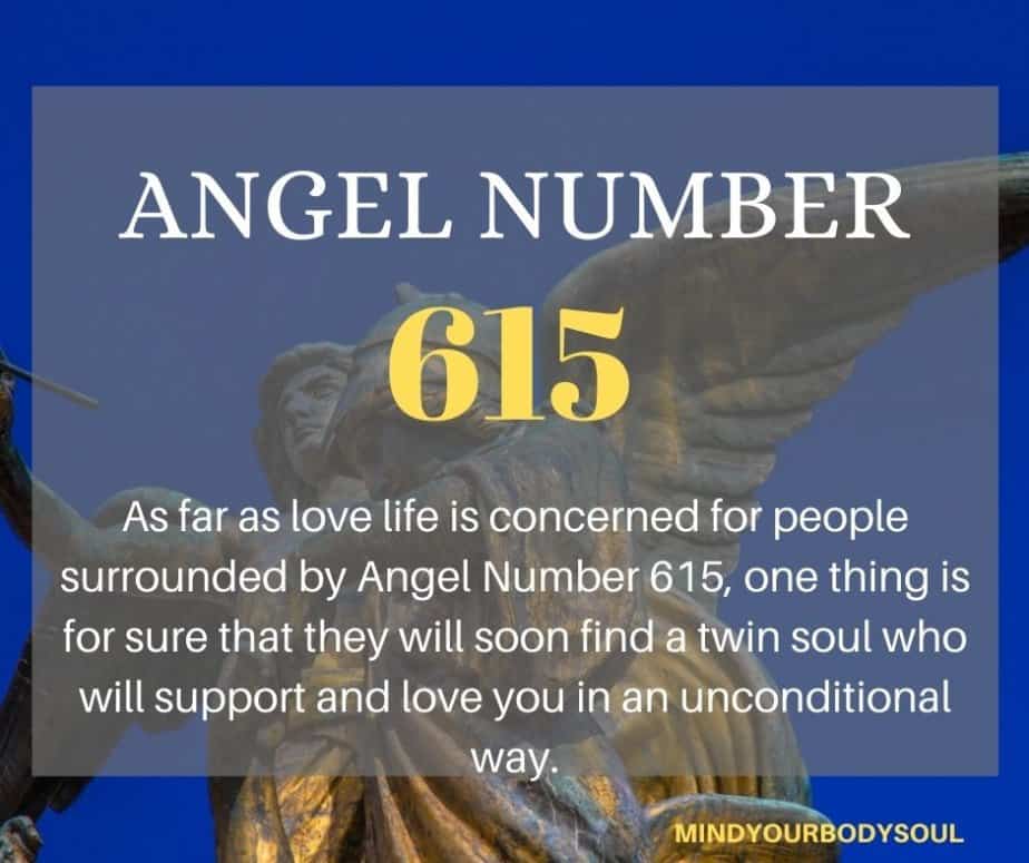 Eņģeļu skaits 615 Nozīme