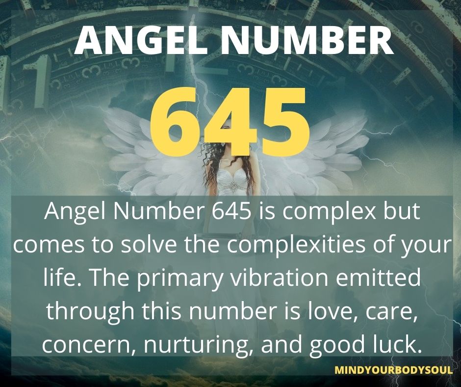 천사 번호 645 의미