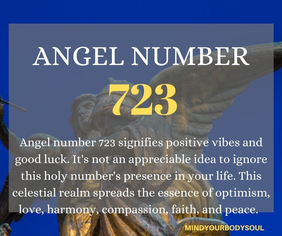 Число ангела 723 Значення