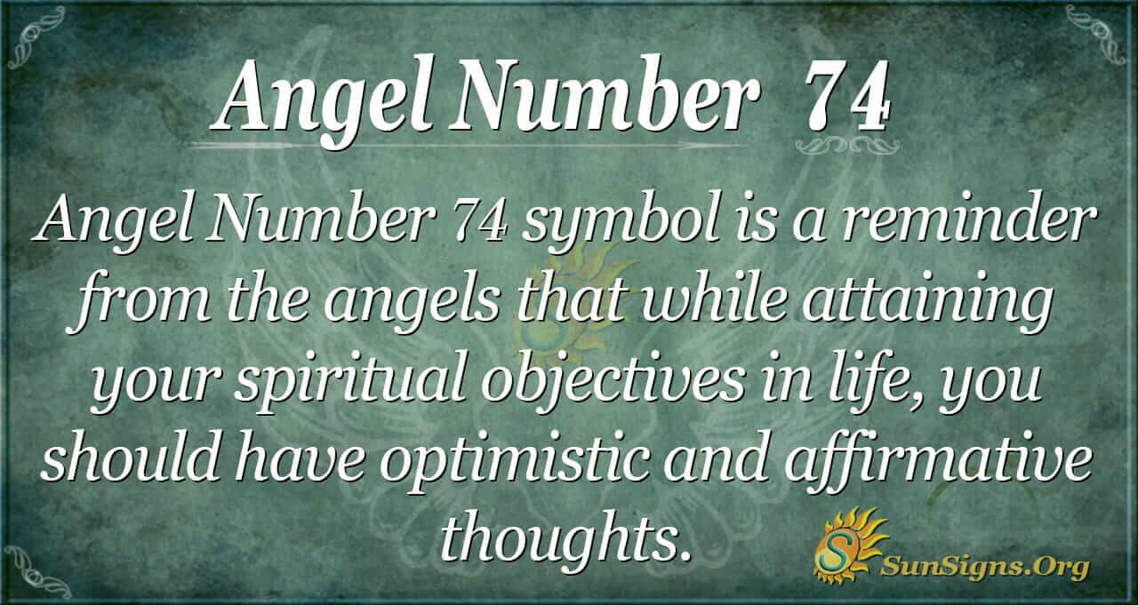 Ангел номер 74