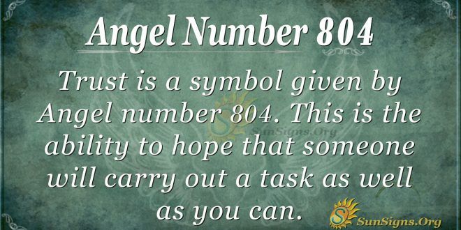 Ángel Número 804 Significado