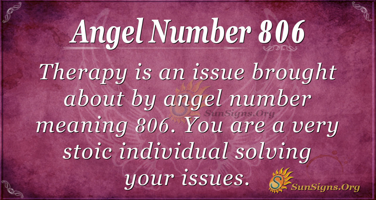 Ángel Número 806 Significado