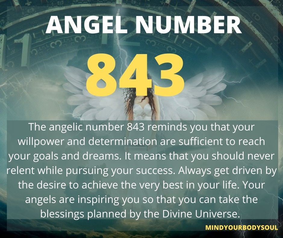 Հրեշտակի համարը 843 Իմաստը