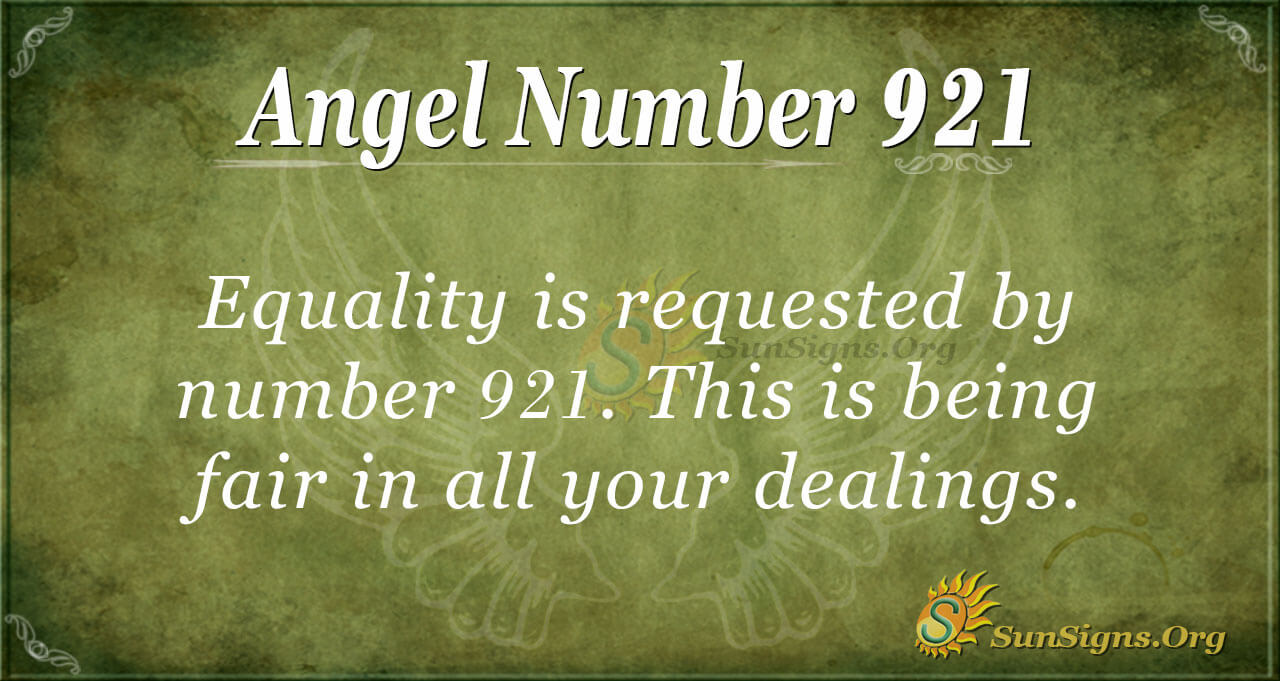 Ángel Número 921 Significado